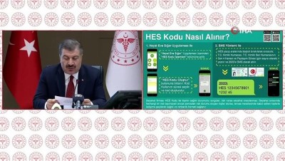  Sağlık Bakanı Fahrettin Koca'dan 'Hes Kodu' açıklaması