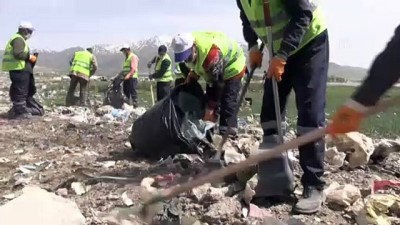 ipekyolu - Sıhke Gölü'nden 30 ton çöp çıkarıldı - VAN Videosu