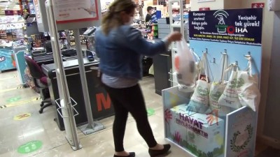market -  Askıda gıda kampanyası yardıma muhtaçların umudu oldu Videosu
