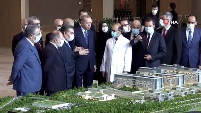 helikopter -  - Cumhurbaşkanı Erdoğan Başakşehir Çam ve Sakura Şehir Hastanesi'nde Videosu