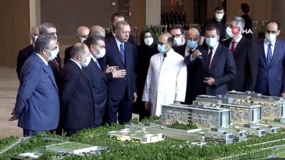  - Cumhurbaşkanı Erdoğan Başakşehir Çam ve Sakura Şehir Hastanesi'nde