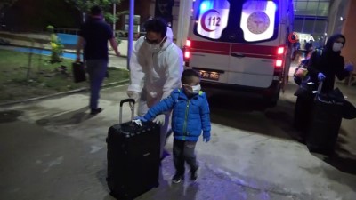  Karantina yurtlarından vatandaşların tahliyeleri sürüyor