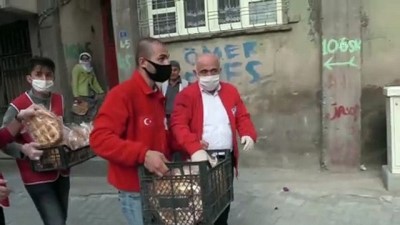 Türk Kızılay'dan 1500 aileye pide ve gıda yardımı - SİİRT