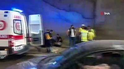  Akyazı tünelinde kaza: 8 yaralı