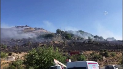 makilik alan - Bodrum'da makilik ve otluk alanda yangın (2) - MUĞLA Videosu