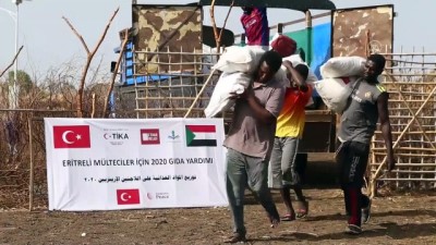 multeci - TİKA'dan Sudan’da ihtiyaç sahibi ailelere 34 ton gıda yardımı - HARTUM Videosu