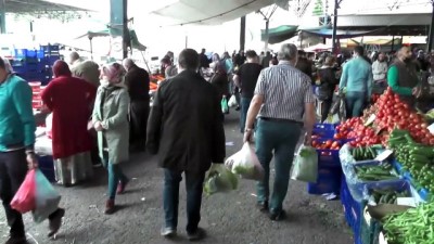 pazar alisverisi - Vatandaşlar bayram öncesi mezar ziyareti ve alışveriş yaptı - KARABÜK Videosu