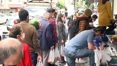 bayram alisverisi - Arife günü sessiz geçiyor - Market alışverişleri - İSTANBUL Videosu