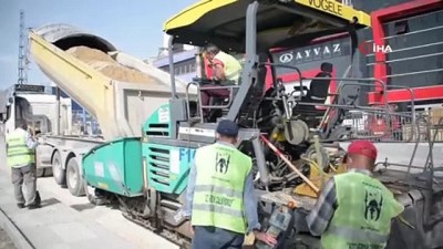 sanayi bolgeleri -  Başkent'te 77 bin 18 ton asfalt atıldı Videosu
