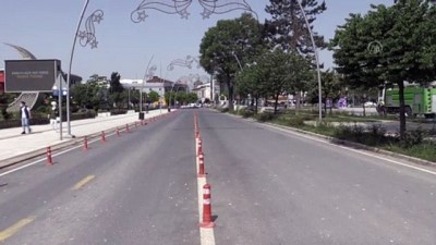 kapali alan - Doğu Marmara ve Batı Karadeniz sokağa çıkma kısıtlamasıyla sessizliğe büründü - DÜZCE Videosu