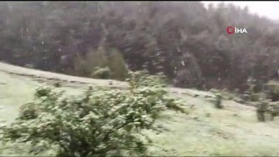 hava sicakliklari -  Gümüşhane’nin yüksek kesimlerine mayıs ayında kar sürprizi Videosu