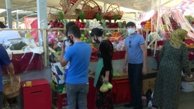 bayram alisverisi - Pazar tezgahlarına naylonlu önlem - TAŞKENT Videosu