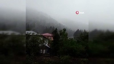 goller -  Adana’ya Mayıs ayında kar yağdı Videosu