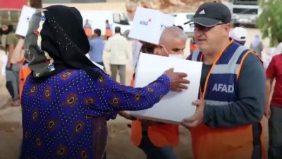 gida yardimi - AFAD'dan İdlib'deki ihtiyaç sahiplerine gıda yardımı - ANKARA Videosu