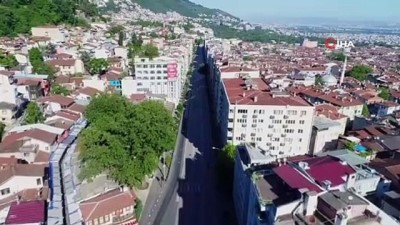 ramazan bayrami -   Bayramda Bursa sokakları sessiz kaldı Videosu