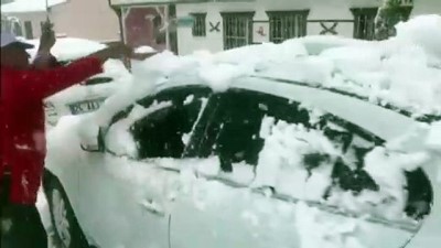 Erzincan'da mayısta yağan kar adeta 'kara kış'ı aratmadı