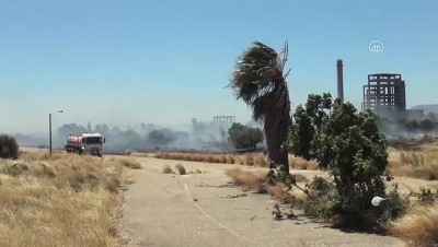 itfaiye araci - Eski fabrika arazisinde yangın - MERSİN Videosu