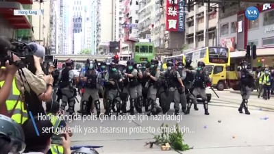 yasa tasarisi - Hong Kong’da Protesto Gösterisine Müdahale Videosu