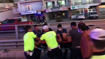 direksiyon -  Kuşadası’nda polis memuru kaza yaptı Videosu