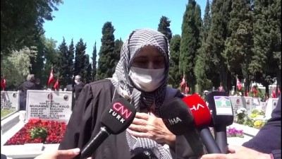 mezarlik ziyareti - Şehit ailelerinin kabristan ziyaretleri - İSTANBUL Videosu
