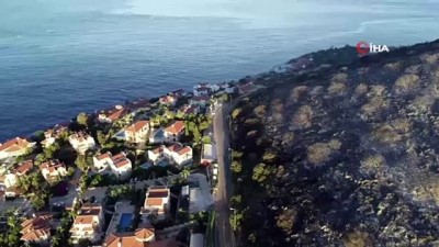 makilik alan -  Yangının verdiği hasar gün ağarınca ortaya çıktı Videosu