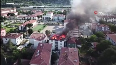  Amasya'da ev yangını