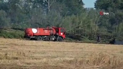 helikopter -  Antalya’da ekin tarlasında anız yangını Videosu