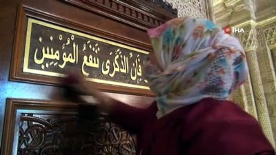 minber -  800 yıllık Ulu Camii dezenfekte edilip ibadete hazır hale getirildi Videosu