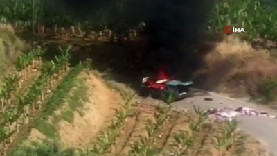 tahkikat -  Antalya’da otomobil alev alev yandı Videosu