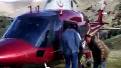 helikopter -  'Hava38' Kahramanmaraş'taki hasta için uçtu Videosu