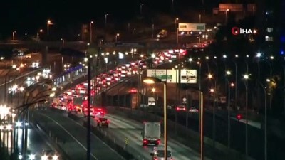  Kısıtlama sonrası E-5’te yoğunluk