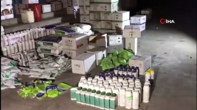  Traktör ve zirai ilaç gasp ettiler