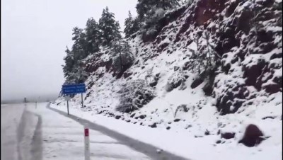 kardak -  Ankara'nın yüksek kesimlerine Mayıs ayında kar yağdı Videosu