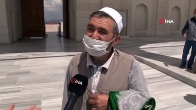 yagmurlu -  Büyük Çamlıca Camii’nde günler sonra korona tedbirleriyle ilk cuma namazı kılınacak Videosu