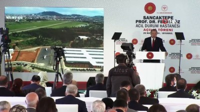  Cumhurbaşkanı Erdoğan, Sancaktepe Prof. Dr. Feriha Öz Acil Durum Hastanesi'nin açılış töreninde konuştu

.