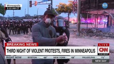 Minneapolis Olayları Sırasında CNN Ekibine Canlı Yayında Gözaltı