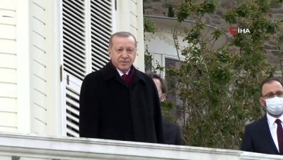  Yelkenliler Fetih Saygı geçişinde Erdoğan'ı selamladı