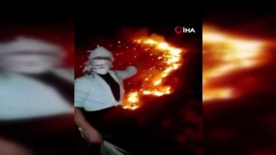 helikopter -  İran’ın Zagros Dağları'nda çıkan orman yangını günlerdir söndürülemedi Videosu