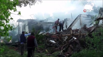 ev yangini -  Tokat’ta yaşlı adam yangında hayatını kaybetti Videosu