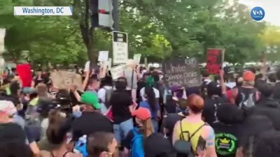 Beyaz Saray Önünde Protestolar Devam Etti