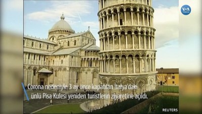 Pisa Kulesi’nde Yine Turistler
