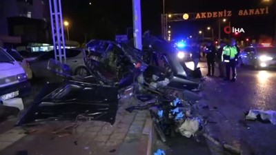  Antalya'da feci kaza: 1 ölü