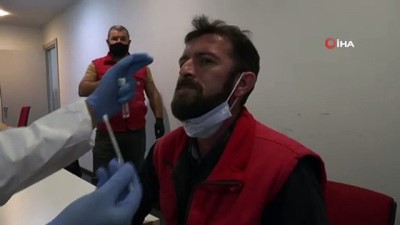alabalik -  Kocaeli'de işçilere korona virüs taraması yapılıyor Videosu
