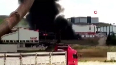  Başkent'te fabrika yangını