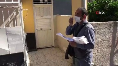  PTT görevlileri ev ev maske dağıtmaya devam ediyor