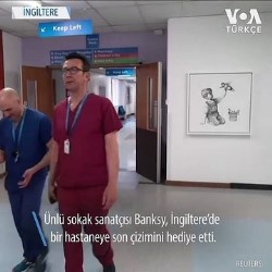 Banksy’den Hastaneye Hediye