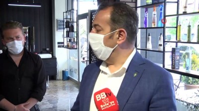 kuafor salonu -  Bolu’da berber ve kuaförler dezenfekte edildi Videosu