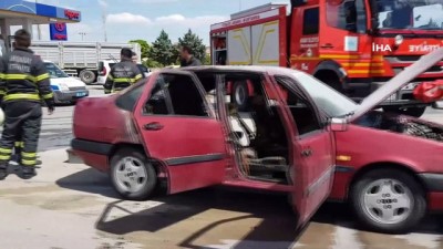 otomobil yangini -  Aksaray’da otomobil yangını Videosu