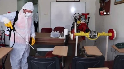  Atakum Belediyesi’nden sürücü kurslarında dezenfeksiyon