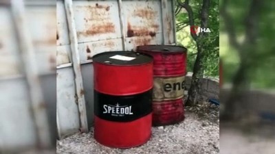  Atık yağları akaryakıt olarak satarken yakalandı